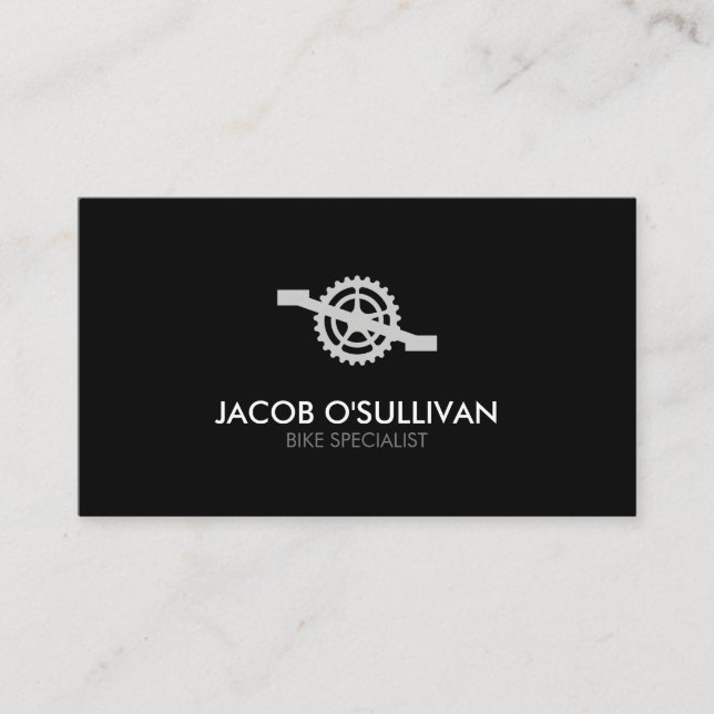 Affärskortet Cycle Bike Repair Cyclist  Visitkort (Framsida)