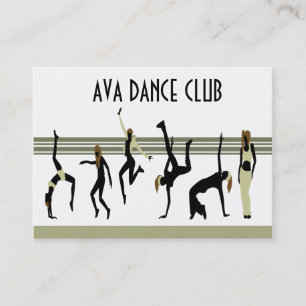 Affärskortet Dance Flyttar Visitkort