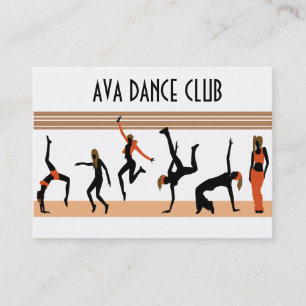 Affärskortet Dance Flyttar Visitkort