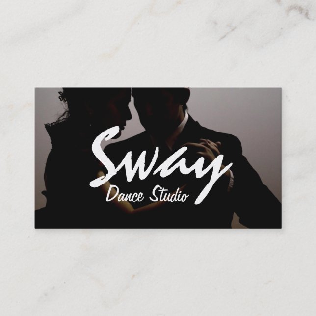 Affärskortet Dance Instructor Studio Lessons Visitkort (Framsida)