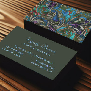 Affärskortet Dazzling Damask Visitkort