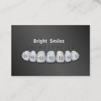Affärskortet Dentist Orthodontist Visitkort