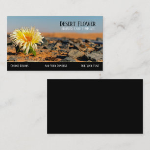 Affärskortet Desert Flower Visitkort
