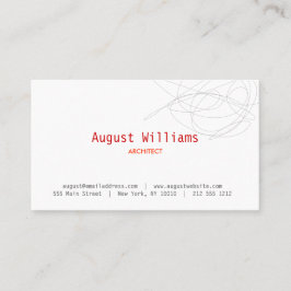 AFFÄRSKORTET DESIGNER SCRIBBLE VISITKORT