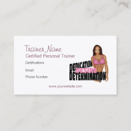 Affärskortet Desire Personal Fitness Trainer Visitkort