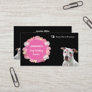 Affärskortet Dog Walker/Pet Sitter Visitkort