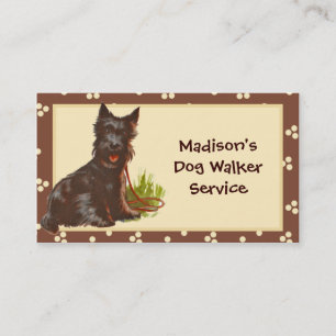Affärskortet Dog Walker/Pet Sitter Visitkort