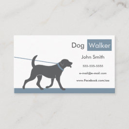 Affärskortet Dog Walker Visitkort