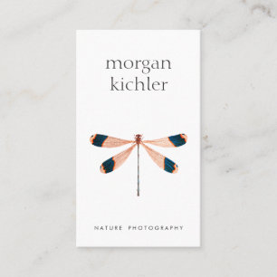 Affärskortet Dragonfly Nature Photographer Visitkort