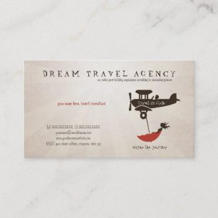Affärskortet Dream Travel Agency Visitkort