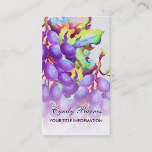 Affärskortet Druvor Visitkort