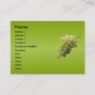 Affärskortet Druvor Visitkort
