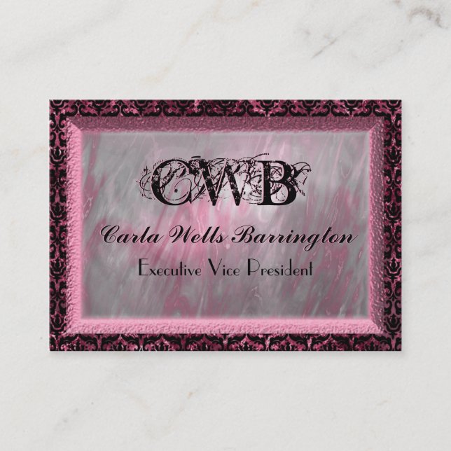 Affärskortet Dunsfield Petal Unique Professionell Visitkort (Framsida)