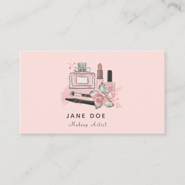 Affärskortet elegant Artist" Visitkort (Framsida)