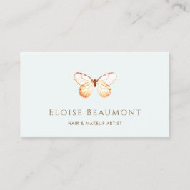 Affärskortet elegant Boho Butterfly Nature Visitkort