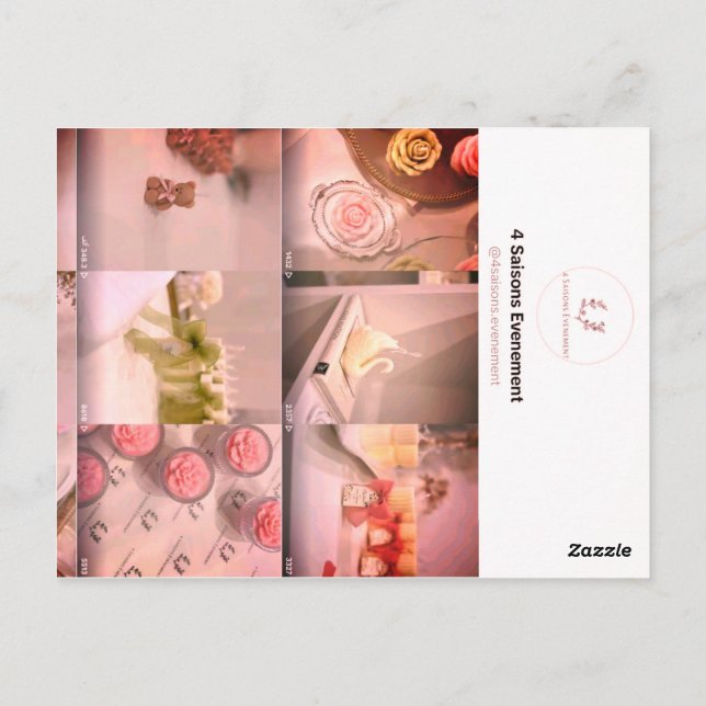 Affärskortet elegant Candle | 4 sessioner.kvällar Vykort (Baksida)