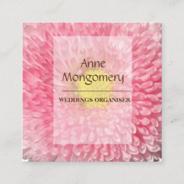 Affärskortet elegant kvadrat fyrkantigt visitkort