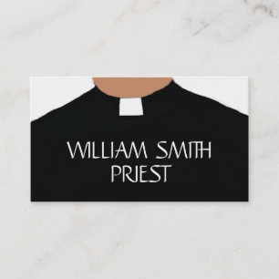 Affärskortet elegant Priest Collar Visitkort