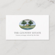 Affärskortet elegant Vit