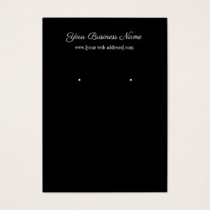 Affärskortet Enkel avläsning av svart Anpassningsb Visitkort