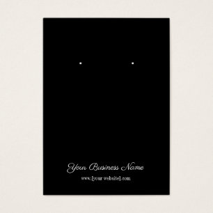 Affärskortet Enkel avläsning av svart Anpassningsb Visitkort