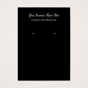 Affärskortet Enkel avläsning av svart Anpassningsb Visitkort