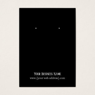 Affärskortet Enkel Elegant Svart Anpassningsbar Ea Visitkort