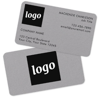 Affärskortet Enkel Logotyp och text Visitkort
