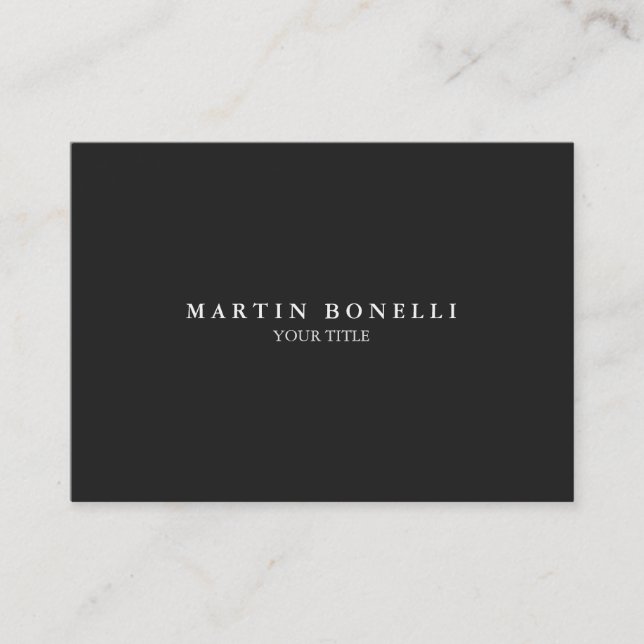 Affärskortet Enkelt Knubbig för enkel Professionel Visitkort (Framsida)