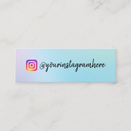 Affärskortet Färg Skift Holographic Mini Visitkort