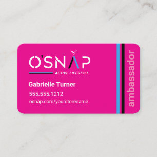 Affärskortet Fäst Magenta rektangel Visitkort