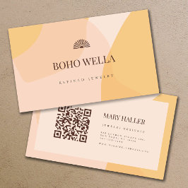 Affärskortet Feminine Modern Boho Visitkort