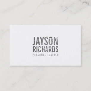 Affärskortet Fet Grått Grunge Stamped Text Visitkort