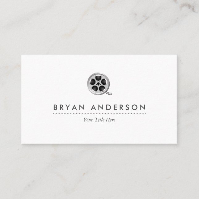 Affärskortet Filmrullning Visitkort (Framsida)