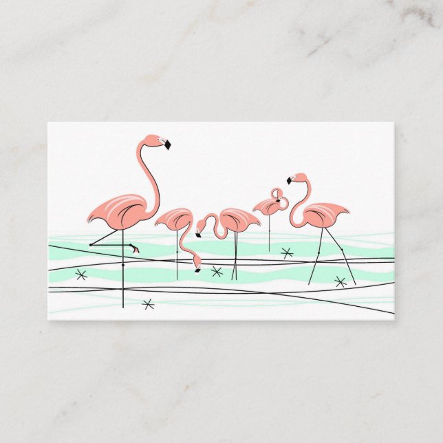 Affärskortet Flamingo Ocean Group Visitkort (Framsida)