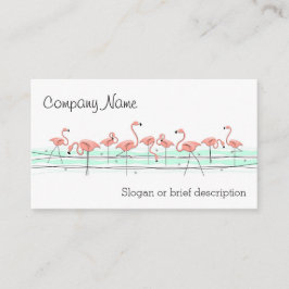 Affärskortet Flamingo Ocean Line Visitkort