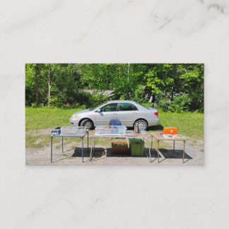 Affärskortet Flea Market Land Visitkort