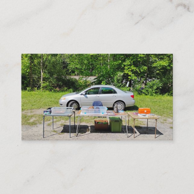 Affärskortet Flea Market Land Visitkort (Framsida)