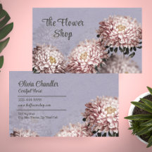 Affärskortet Flower Shop Florist Professionell