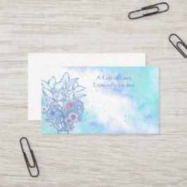 Affärskortet Flower Shop Flower Gift Visitkort