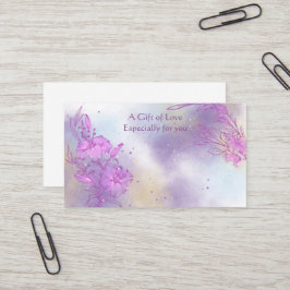 Affärskortet Flower Shop Flower Gift Visitkort
