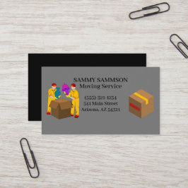 Affärskortet flytta Service Visitkort
