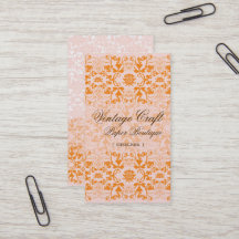 Affärskortet för Anpassningsbarna Damask Swirls Sn