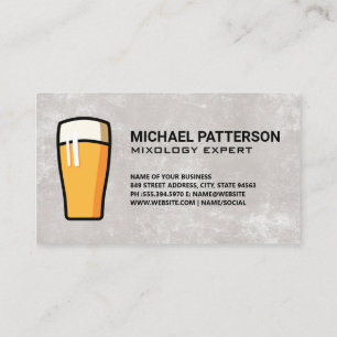 Affärskortet för Beer-Logotyp Visitkort