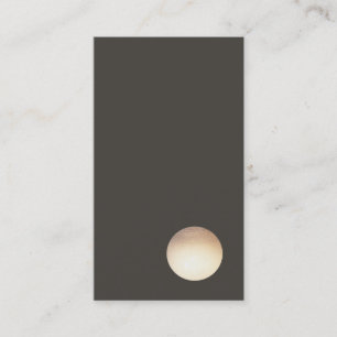 Affärskortet för den minimalistiska Faux-cirkeln G Visitkort