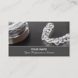 affärskortet för elegant av tandläkare visitkort