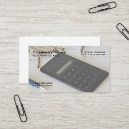 Affärskortet för finansieringsplan visitkort