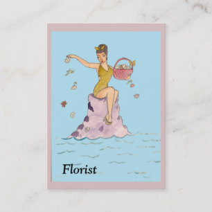 Affärskortet för Florist Visitkort