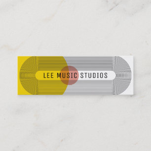 Affärskortet för Mod i mitten av århundradet Mini Visitkort