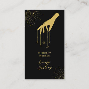 Affärskortet för Mystic Hand Energy Healing QR-kod Visitkort
